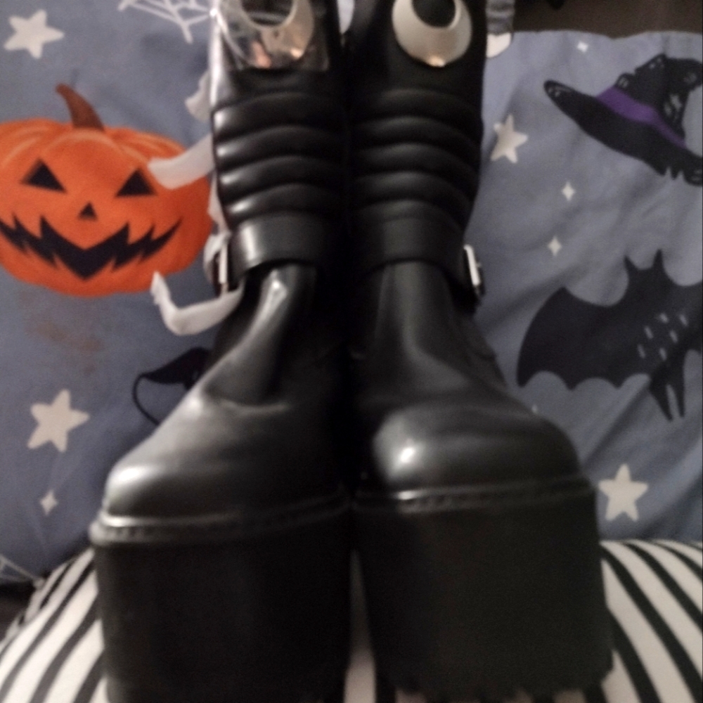 New killstar platform goth boots